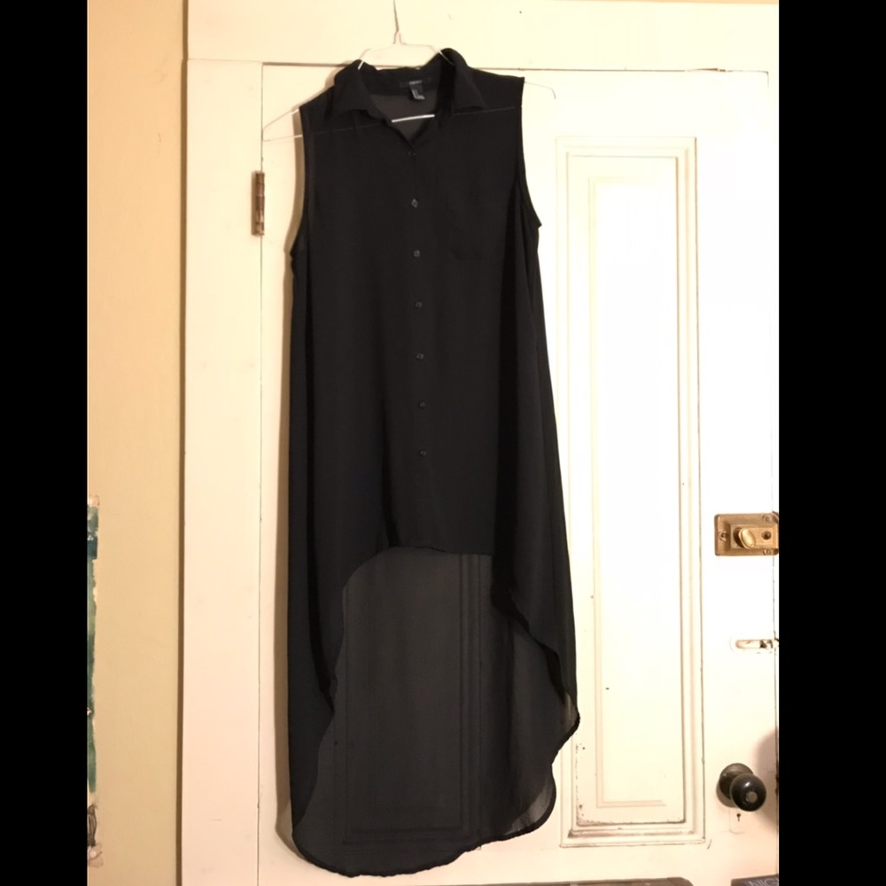 Button up dress with collar